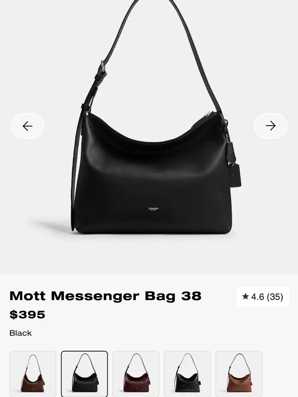 Coach Mott Messenger Bag 38 - Picture 5 of 5